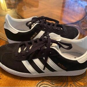 Adidas Gazelle Classic Black and White Shoes